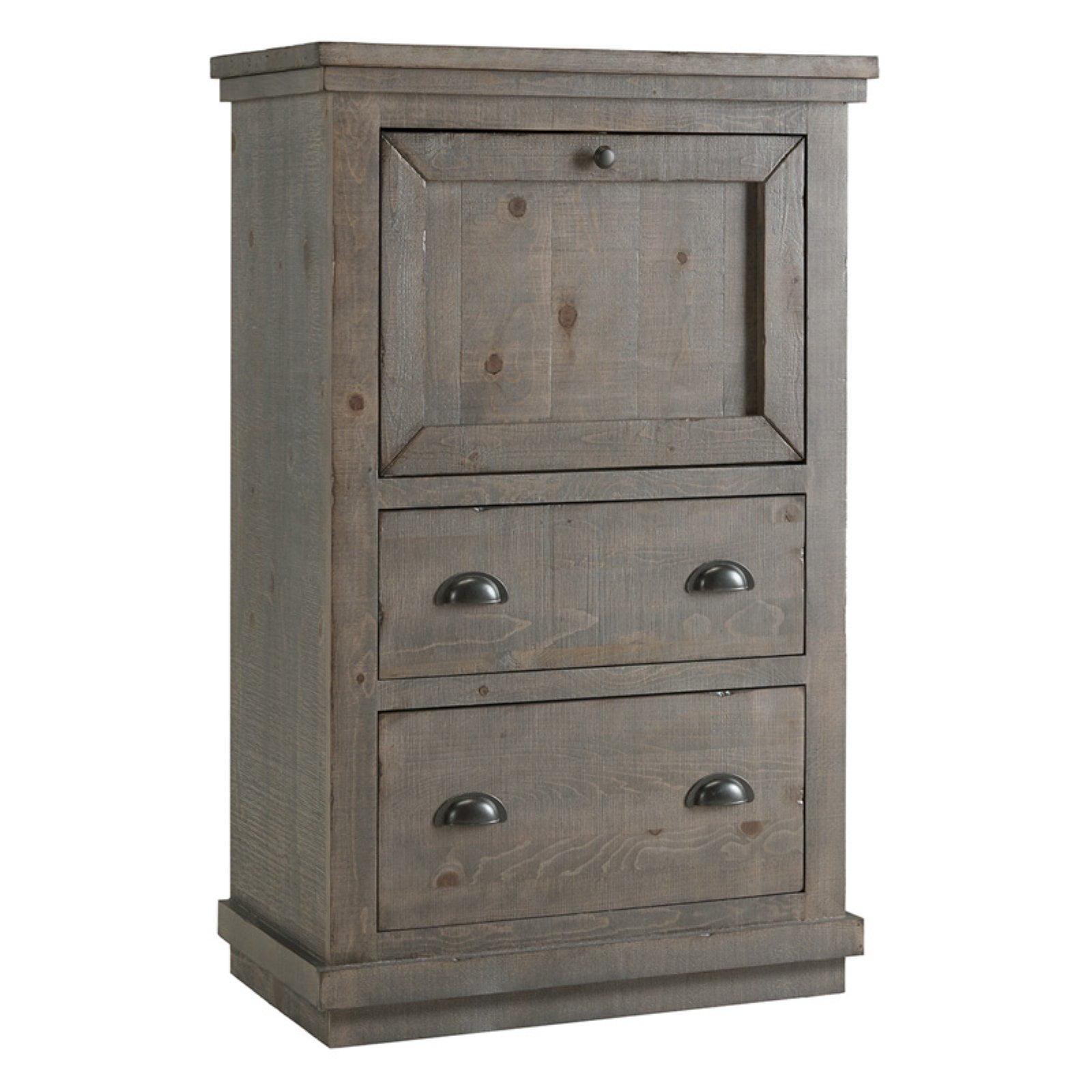 Progressive Furniture Willow Computer Armoire Desk with 2 Drawers