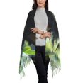 thumbnail image 2 of Sikiie Cute Big-Eyed Black Cat Shawl Wraps Big Scarf Tassel Fall Winter Thick Scarf Warm Shawl Women Fall Gifts, 2 of 8