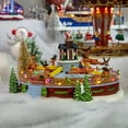 thumbnail image 3 of Northlight Animated and Musical Rockin' Reindeer Ride LED Lighted Christmas Village Display - 12", 3 of 6