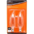 thumbnail image 1 of Kingman Decorative Bent Tip 40W 120V Soft White Incandescent Light Bulb (2 Bulbs), 1 of 3