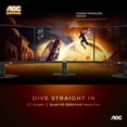 thumbnail image 3 of AOC Q27G4XN Monitor para juegos de 27", 2K QHD 2560x1440, 180 Hz 1 ms, sincronización adaptativa, altura ajustable, 2 HDMI 2.0, 1 Display Port, listo para Xbox/PS5/Switch, 3 años de punto de brillo ce, 3 of 5