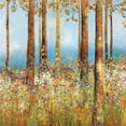 thumbnail image 2 of PI Studio 26x26 White Modern Wood Framed Museum Art Print Titled - Field of Flowers  II, 2 of 4