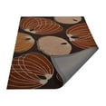 thumbnail image 3 of Rugsotic Carpets Hand Tufted Wool Eco-Friendly Area Rugs - 9'x12', Rectangle, Brown, Modern Contemporary Design, High Pile Handmade Anti Skid Rugs for Living Room, Bed Room (K00668), 3 of 5