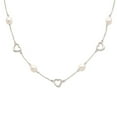 thumbnail image 5 of Auriga 925 Sterling Silver Rhodium 7-8 mm White Freshwater Cultured Pearl w/2in Extender Necklace for Women 17", 5 of 6