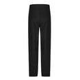 thumbnail image 2 of CHICTRY Kids Boys Straight Chino Pants with Side Pockets Solid Adjustable Waist School Uniform Pants Black 7-8, 2 of 7