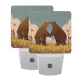 thumbnail image 7 of Bears Kissing Valentine Vector LED Night Light Sensor Lamp Plug-in Adjustable Brightness 2 Pack, 7 of 7