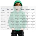 thumbnail image 2 of Boys Waterproof Windbreaker Outdoor Jacekt Lightweight Soft Lining Full Zip Fall Fashion Kids Raincoat with Hood Green 12, 2 of 8