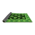 thumbnail image 2 of Ahgly Company Indoor Rectangle Oriental Green Traditional Area Rugs, 8' x 12', 2 of 4