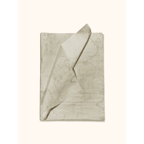 Map Printed Tissue Paper - Tissue Paper for Gift Bags - Gift Bag Wrapping Paper - Gift Wrapping Paper - Traveling Tissue Paper - Vintage Tissue Paper | 24 Sheets 20" x 30"