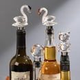 thumbnail image 4 of Metal Stopper Bear Wine Stopper - Champagne/Wine Bottle Stopper, Decorative, Unique, Eye catching Glass Wine Stopper, 4 of 5