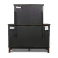 thumbnail image 3 of New Classic Furniture Cagney 6-Drawer Solid Wood Dresser in Chestnut, 3 of 6