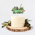 thumbnail image 3 of Decoración para tartas Ercadio Wild Dinosaur, feliz cumpleaños, 24 unidades, 3 of 8