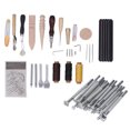 thumbnail image 4 of Leather Crafting Supplies,Leather Working Kit 59pcs Leather Craft Making Kit Leather Crafting Tools Versatile Functionality, 4 of 9