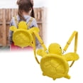 thumbnail image 2 of Mochila de tortuga para niñas. Mochila de tortuga monísima para viajes en familia, uso diario, festivales, actividades al aire libre, cumpleaños, colegio, niñas y niños, 2 of 5