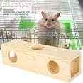 thumbnail image 1 of Extensión de la Casa de Tomos de Madera Peñas Mascotas jugando Juguete Juguete de Madera Juguete de Hámster de Madera, TÚnel de Hámster, para una Pequeña Mascota para, 1 of 7