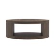 thumbnail image 1 of Alure Table Basse Ronde Contemporaine de 36 Pouces en Noyer, 1 of 8
