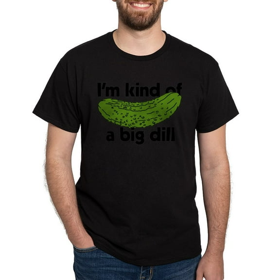 CafePress - I'm Kind Of A Big Dill Dark T Shirt - Men's Classic Graphic Cotton T-Shirt