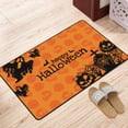thumbnail image 2 of DouZhe Happy Halloween Spooky Skull Rugs Doormat, Non-Slip Machine Washable Carpets Floor Door Mat , 36" x 24", 2 of 7