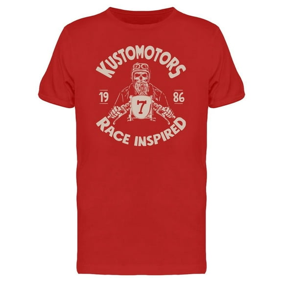 Banner. Kustomotors T-Shirt Men -Image by Shutterstock, Male XX-Large