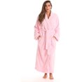 thumbnail image 1 of Velour Kimono Robe Hooded Bath Robes for Women Maxi Length, 1 of 3