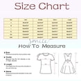 thumbnail image 3 of Blouse pour Femmes Motif Cœur Imprimé Saint-Valentin Manches Courtes Haut Décontracté, 3 of 4