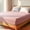 53.9"x74.8" Pink, variant on Unique Bargains Fitted Polyester Stripes Bed Sheets Not Easy to Fade 53.9"x74.8" Grey