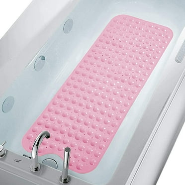 Sanmadrola Baby Bath Mat Non Slip Extra Long Bathtub Mat for Kids 40 X 16 Inch - Eco Friendly ...