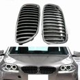 thumbnail image 3 of Car Front Bumper Kindey Grille Chrome For-BMW F10 528I 535I 2011-2013 51137203649 51137203650, 3 of 5