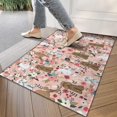 thumbnail image 4 of Poodle Dog and Flower Floral Door Rugs,Washable Non Slip Door Mats Indoor,Decorative Door Mats,Entry Mat Indoor for Entrance,Bedroom,Kitchen,Bathroom,17"x30", 4 of 6