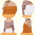 thumbnail image 3 of Women's Sexy Off the Shoulder Shawl with Sleeve Scarf Wrap Bolero Sweater Top, 3 of 11