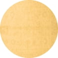 thumbnail image 1 of Ahgly Company Indoor Round Oriental Brown Traditional Area Rugs, 5' Round, 1 of 4