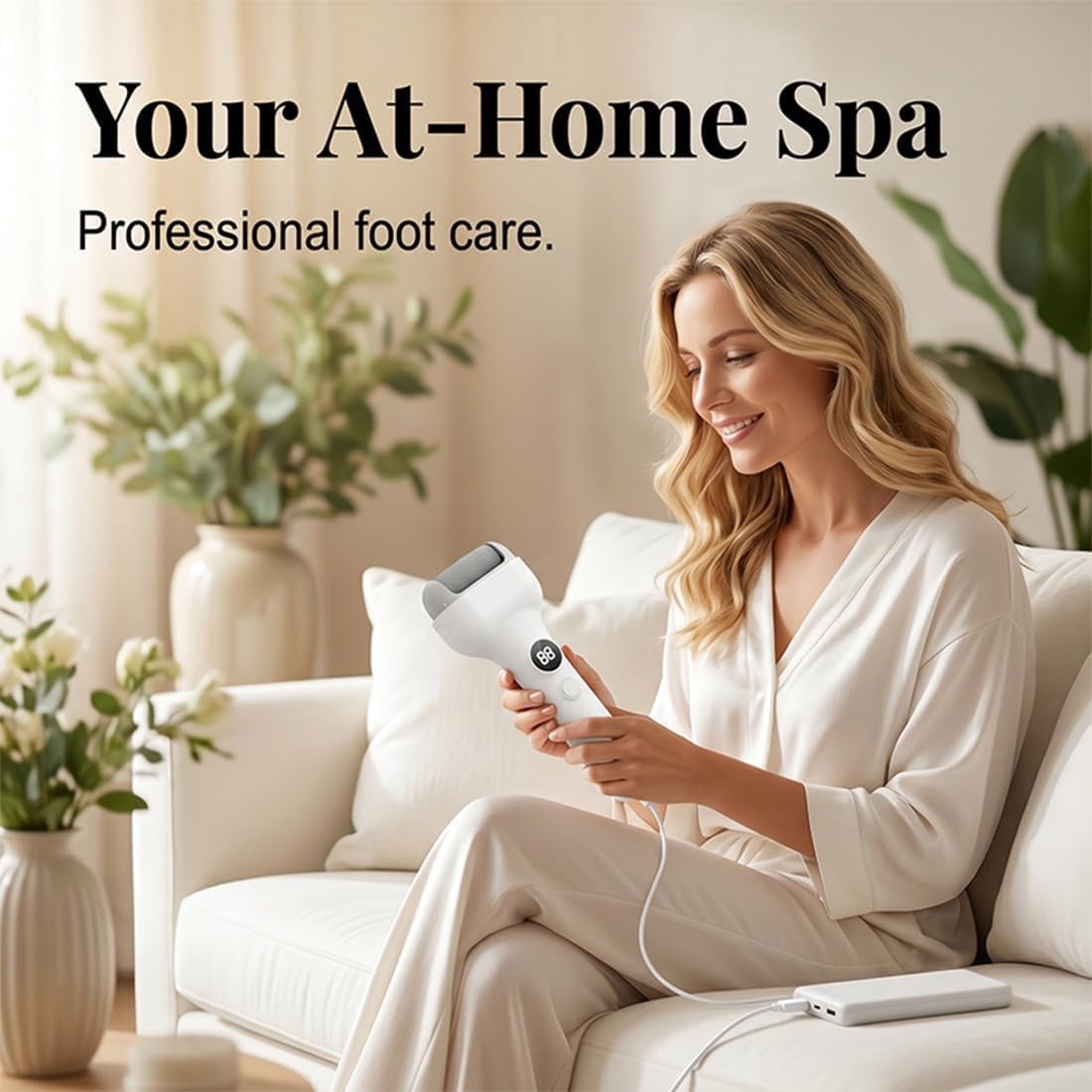 Rechargeable Electric Pedicure Tool with Smart Pressure Sensor – picture 8