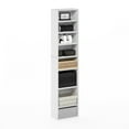 thumbnail image 5 of Furinno Indo 8-Tier Adjustable Shelves Multimedia Media Storage Tower Rack, White, 5 of 6