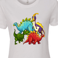 thumbnail image 4 of Inktastic Cute Dinosaurs Women's T-Shirt, 4 of 5