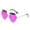 Purple, variant on AJGRHE Strawberry Shape Sunglasses Retro Trendy Fun Sunglasses for Women Men Christmas Decorations Party Favor Red