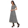 thumbnail image 2 of Moomaya Indian Women Cotton Front Slit Kurtis Printed Long Kurti Ethnic Dress, 2 of 6