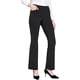 thumbnail image 1 of Pantalones de yoga acampanados de cintura alta con 4 bolsillos para mujer - Mezcla de poliéster y spandex elástico, pantalones acampanados informales para el trabajo, 1 of 7