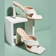thumbnail image 5 of Sandalias con cinturón cruzado sólido para mujer, zapatos de tacón grueso súper alto de verano, pantuflas sexis a la moda Wmkox8yii  ytu1067, 5 of 7