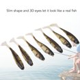 thumbnail image 3 of Señuelos de pesca suaves cebo de pescado con cola en T brillante colorido para estanque ANGGREK Otros, 3 of 7