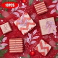 thumbnail image 6 of Qocolhg Christmas Decorations Indoor Outdoor Clearance! 10pcs 13.77x4.33in Christmas Gold Powder 6 Leaves Gold Powder Leaf Christmas Tree Wreath Decoration Home Office Hotel And Other Decorations, 6 of 6