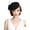 018 Black Wool Flower, variant on 1920s Felt Flower Fascinator Pillbox Hat Wedding Church Derby Hats for Women Winter Fedoras