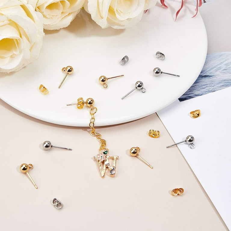 Earring posts for dangle earrings discount