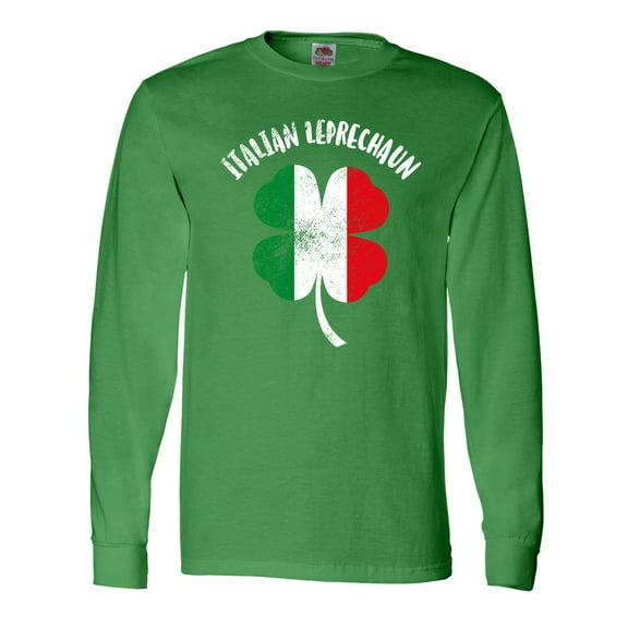 Inktastic Italian Leprechaun Long Sleeve T-Shirt