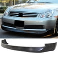 thumbnail image 2 of Ikon Motorsports Compatible with 03-07 Infiniti G35 Coupe 2Dr INGS Style PU Front Bumper Lip Spoiler, 2 of 5