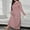 Pink, variant on Fazvaoo Womens Nightgowns Long Sleeve Long Sleepwear Casual Pajama(Green,Size S-5XL)