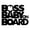 Black, variant on Walbest Car Auto Vehicle Body Window Boss Baby On Board Reflective Sticker Decals Universal