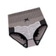 thumbnail image 4 of Ropa interior de mujer Abdomen Braguitas breves elásticas Calzoncillos de entrepierna sin costuras de cintura alta, Café, L Monstrate AP000977-08, 4 of 7