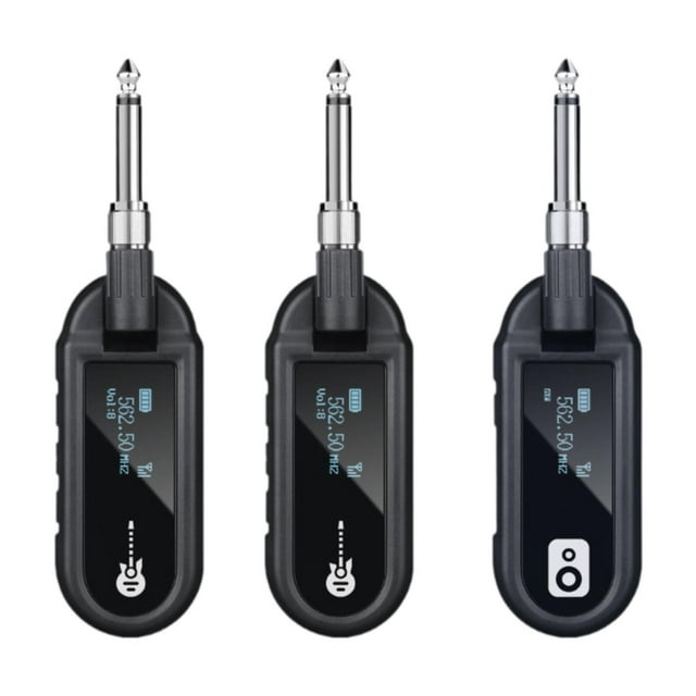 Transmisor y receptor de guitarra Amplificador de guitarra Transmisor de audio universal para equipos de grabación de música de bajo