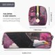 thumbnail image 3 of Easygdp Flower Bald Eagle para Estuche de Lápices de Cuero, Estuche de Papelería de Cuero, Estuche de Gran Capacidad con Cremallera, 3 of 7
