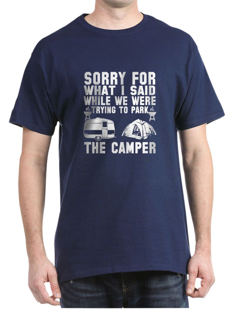 Sorry for what I said when I was setting up the tent Short-Sleeve Unisex T-Shirt Tent Fun Camping Humor